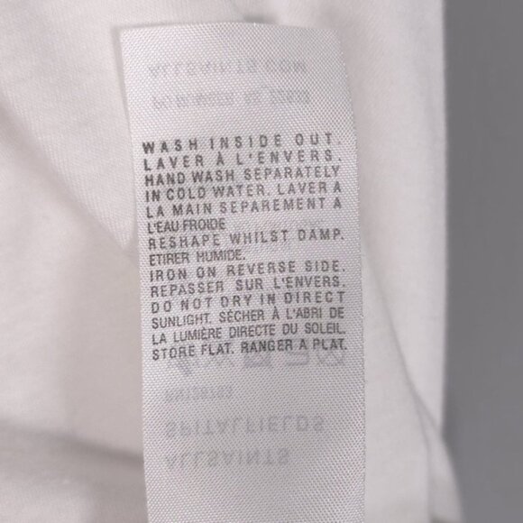 ALLSAINTS SPITALFIELDS TRELLIS TOP White Asymmetrical PORTUGAL🇵🇹MADE Size 6 - Picture 11 of 11